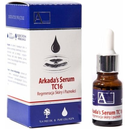Arkada Serum Tc16 Advanced Collagen Therapy For Problematic Skin, Infections, Nail Injuries, Nail Damage And Scars 11Ml