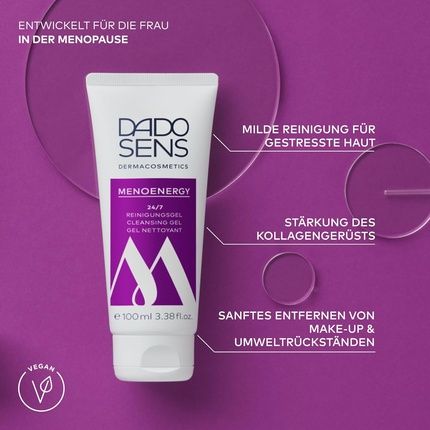 Dado Sens Menoenergy 24/7 Cleansing Gel 100Ml Gentle Cleansing For Stressed Skin