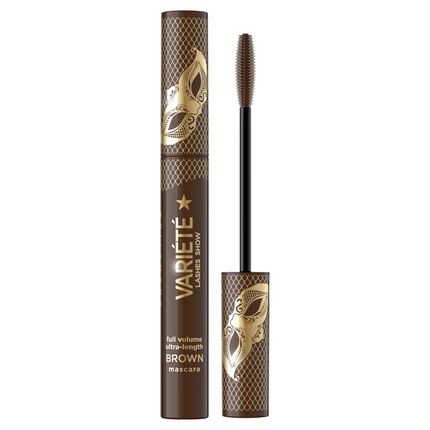 Eveline Variete Lashes Show Thickening And Lengthening Mascara Brown 10Ml