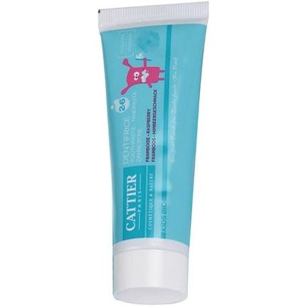Cattier Children'S Toothpaste 2-6 Years 50Ml Raspberry - Image 3