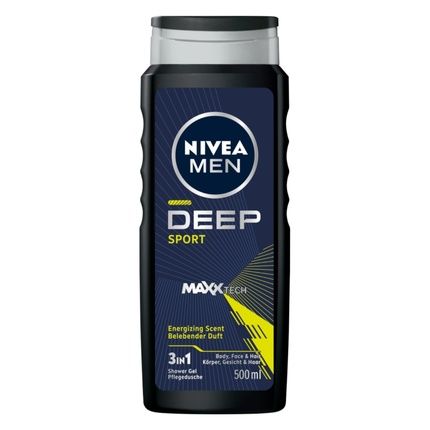 Nivea Men Shower Gel Deep Sport 500Ml