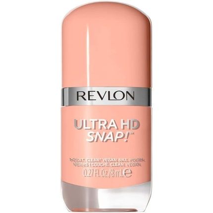 Revlon Ultra Hd Snap Nail Polish Long Lasting Vegan Formula Quick Drying One-Coat Full Coverage Colour 8Ml Keep Cool 018 Unisex