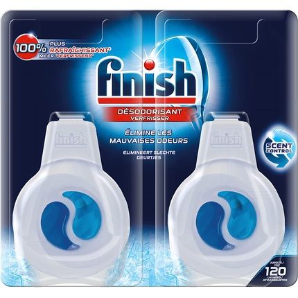 Finish Regular Dishwasher Freshener 120 Washes - Pack Of 2