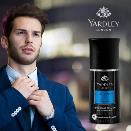 Yardley Gentleman Suave Deodorant Roll-On Alcohol Free 1.7 Oz For Men