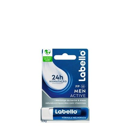 Labello Men Active Lip Care Spf 15 Moisturizing Lip Balm For Men