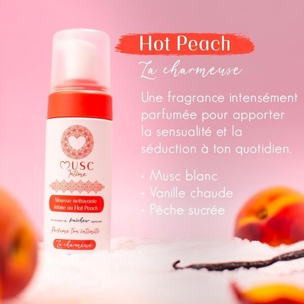 Musc Intime Intimate Mousse Hot Peach - La Charmeuse - Image 3