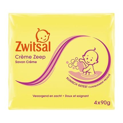 Zwitsal Cream Soap 90G - Pack Of 4