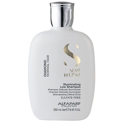 Alfaparf Milano Semi Di Lino Diamond Illuminating Low Shampoo 250Ml Brightening Shampoo For Normal Hair