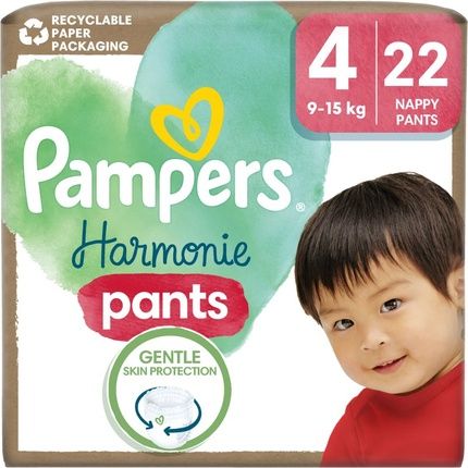 Pampers Harmonie Pants Size 4 Diaper Pants 22 Pcs - For 9-15 Kg