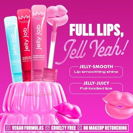 Nyx Professional Makeup Jelly Job Peptide Infused Jelly Gloss Glow Job - Image 3