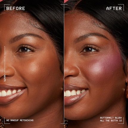 Nyx Professional Makeup Buttermelt Powder Blush Fade And Transfer-Resistant Blush Vegan Formula All The Butta 12 0.17 Ounce - Image 3