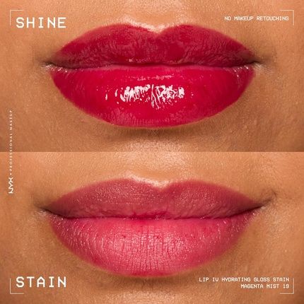 Nyx Professional Makeup Lip Iv Hydrating Glossy Lip Stain Longlasting Tinted - Image 3