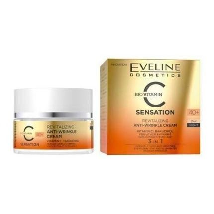 Eveline Vitamin C Revitalizing Anti-Wrinkle Day And Night Cream 40+ 50Ml - Image 3