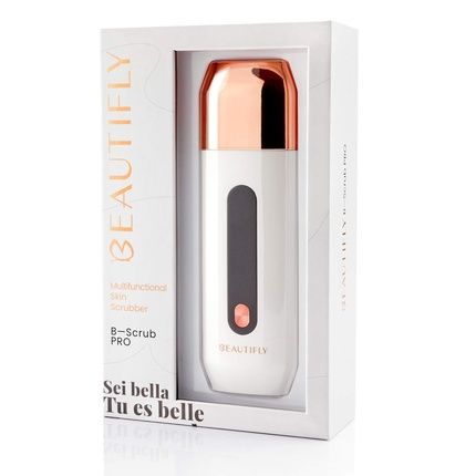 Beautifly B-Scrub Ultrasonic Exfoliating Device For Face Skin Scrubber White - Small