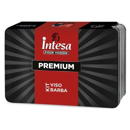 Intesa Pour Homme Premium Men'S Gift Set Face Beard Gel Face Cleanser Gel Moisturizer
