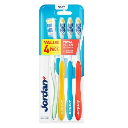 Total Clean Soft Toothbrush 4Pcs