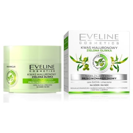 Eveline Moisturizing Anti-Wrinkle Cream For Day And Night Green Olive 50Ml
