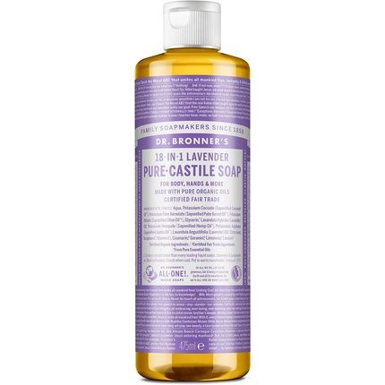 Dr. Bronner'S Pure Castile Liquid Soap Lavender 475Ml