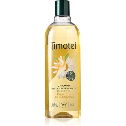 Timotei Golden Highlight Shampoo For Blonde Hair With Chamomile Flower Extract 400Ml