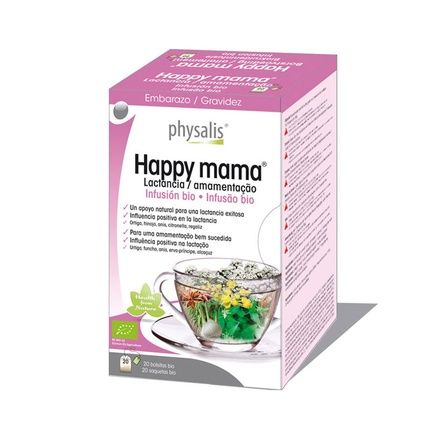 Physalis Happy Mama Organic Infusion 20 Tea Bags