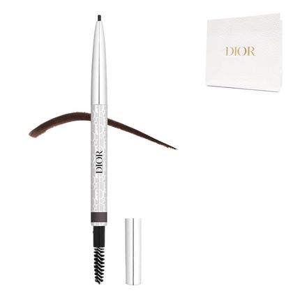 Dior Diorshow Brow Styler Eyebrow Pencil Waterproof With Ultrafine Retractable Tip 0.003 Ounce 32 Dark Brown