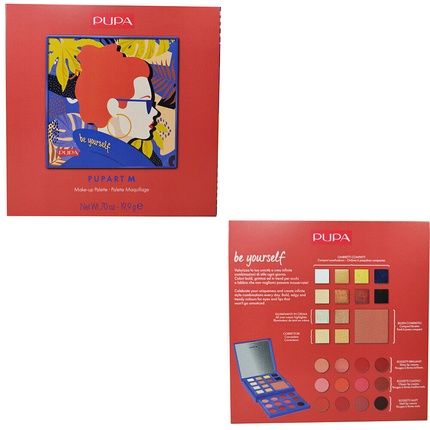 Toilet Bag Pupart M Make Up Palette Eyes Face Lips Colours Pupa 3622