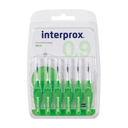 Interprox Green Micro Interdental Brushes 6 Pieces