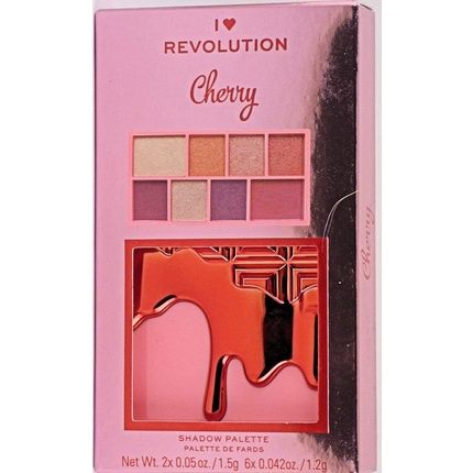 I Heart Revolution Chocolate Mini Eyeshadow Palette Cherry 2.7G