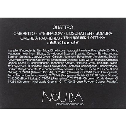 Nouba Vier 627 Palette Eyeshadow Cosmetics For The Eyes - Image 3