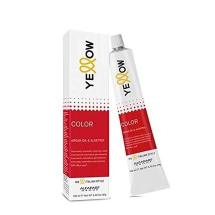 Alfaparf Permanent Hair Color 100Ml 9.4 Light Blonde Copper Yellow Color Argan Oil