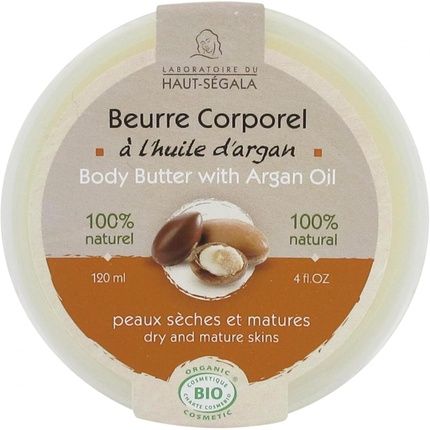 Laboratoire Du Haut-Segala Organic Body Butter With Argan Oil 120Ml