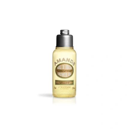 L'Occitane Almond Shower Oil 75Ml Nourishing And Hydrating Body Wash For Women