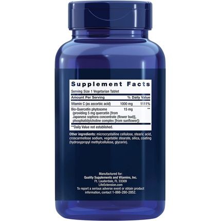 Life Extension Vitamin C And Quercetin Phytosome 250 Capsules