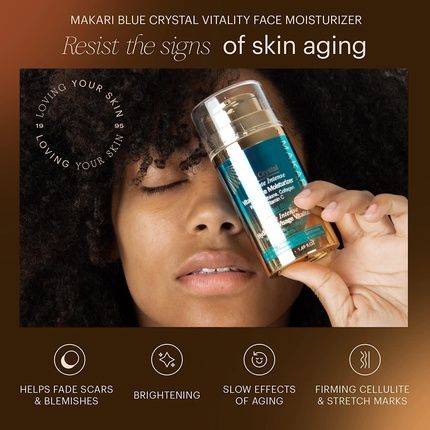 Makari Blue Crystal Vitality Face Moisturizer 1.7 Fl Oz - Lightening - Image 3