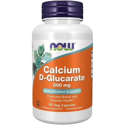 Now Calcium D-Glucarate 500Mg Detoxification Support 90 Veg Capsules
