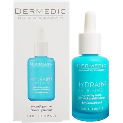 Premium Hyaluronic Acid Anti Aging And Anti Wrinkle Serum For Face, Neck And Decolletage 15% Ha - Clinical Strength With Thermal Water