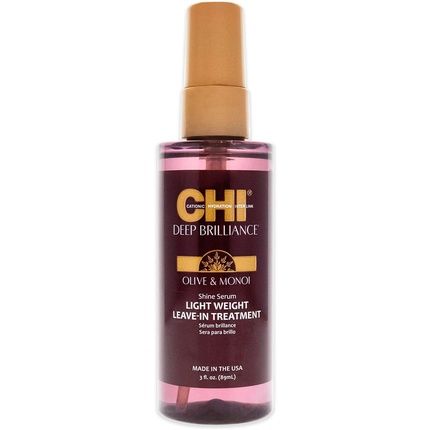 Chi Deep Brilliance Shine Serum Lightweight Leave-In Treatment 89Ml 0.23G