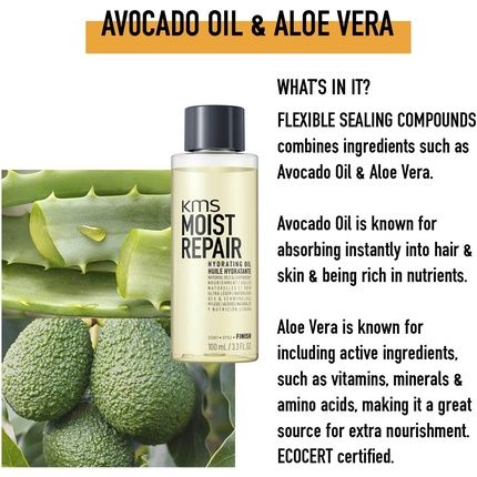 Kms Moistrepair Hydrating Oil For All Hair Types 100Ml