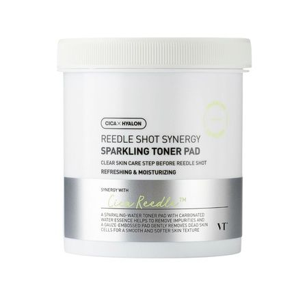 Vt Cosmetics Reedle Shot Synergy Sparkling Toner Pad - 80 Pads