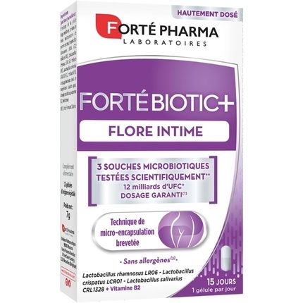 Forte Pharma Fortebiotic Intimate Flora Probiotics
