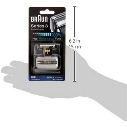 Braun Series 3 Foil Silver Replacement Shaving Blade - Image 3