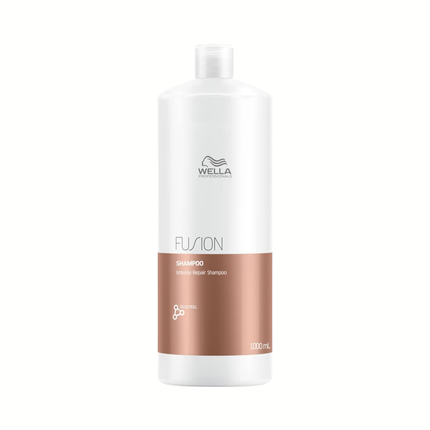 Wella Professionals Fusion Intense Repair Shampoo 1000Ml Intensely Restorative Shampoo For Damaged Hair