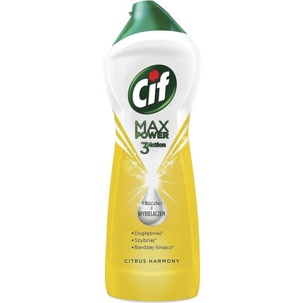 Cif Max Power Citrus Harmony Cream With Bleach 1001G