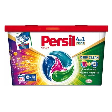 Persil Discs Color 4In1 Laundry Capsules - 20 Pieces