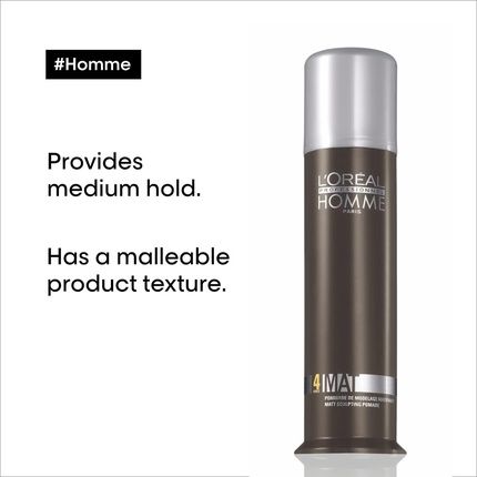 L'Oreal Homme Mat 80Ml - Image 3