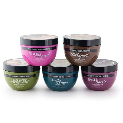 Aunt Jackie's Butter Fusions Soothe Operator Macadamia & Mint Dry Scalp Conditioning Masque 8oz - Image 3