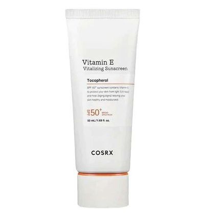 Cosrx Vitamin E Spf 50+ Daily Sunscreen Reef Safe Otc Vitalizing 1.69 Fl.Oz / 50Ml