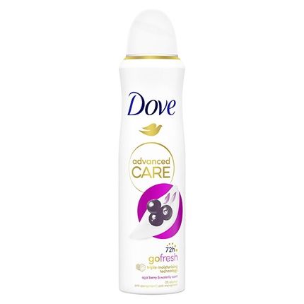 Dove Go Fresh Acai & Waterlily Antiperspirant Spray 150 Ml - Image 3