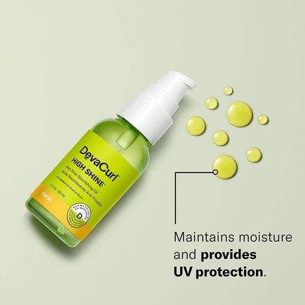 Devacurl High Shine Anti-Frizz Nourishing Oil Bright Breeze 1.7 Fl Oz