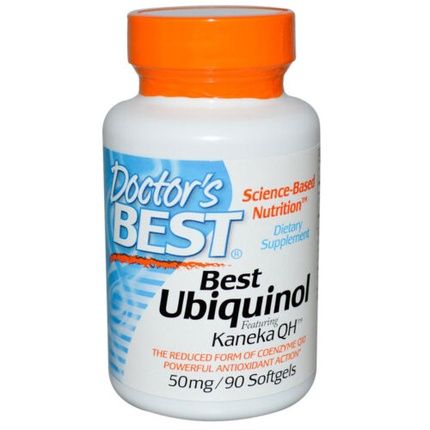 Ubiquinol With Kaneka Qh 50Mg Softgels Antioxidant For A Healthy Heart - 90 Count